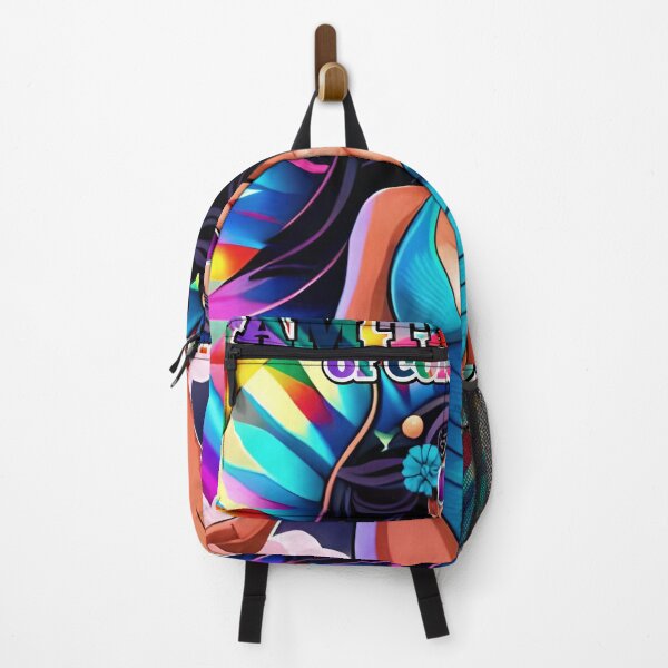 Item preview, Lady of Colorful Hoops in swimsuit dancing in electronic music festival  designed and sold by sosmod1.
