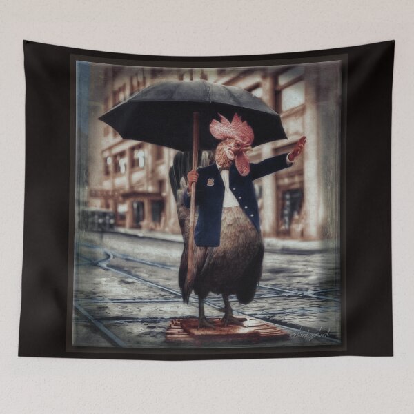 Item preview, Rare Colorized Traffic Rooster Photo 1926 designed and sold by Richard  Gerhard.
