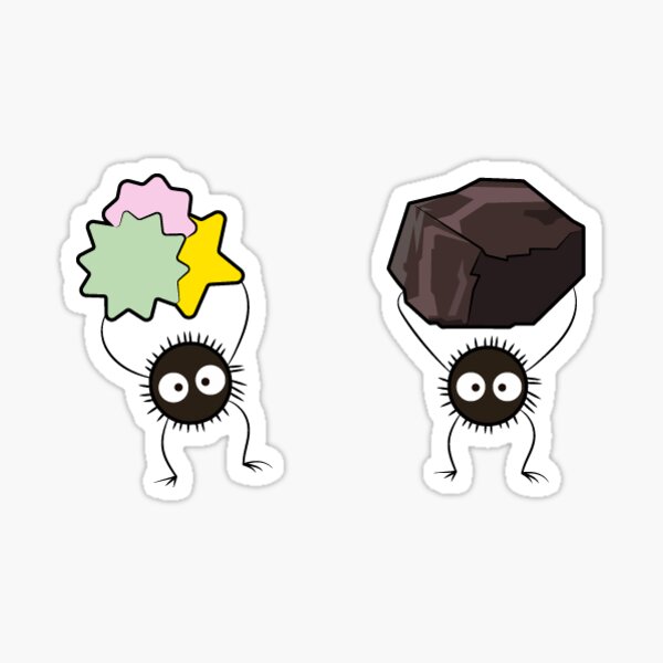 The Soot Sprites Snack, Soot Sprite, Susuwatari, Hayao Miyazaki, Anime