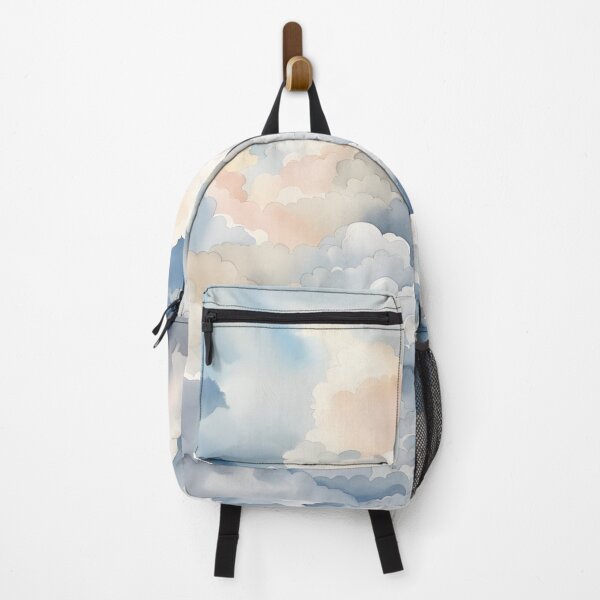 Item preview, Watercolor Cloudy Sky Painting designed and sold by dreamscrape.