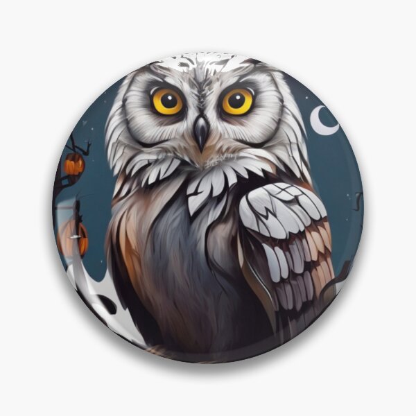Item preview, halloween owl sticker designed and sold by Moshimashop.