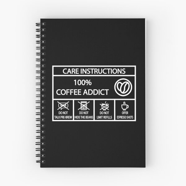 Item preview, Coffee addict care instructions espresso aroma cool funny designed and sold by shaderepublic.