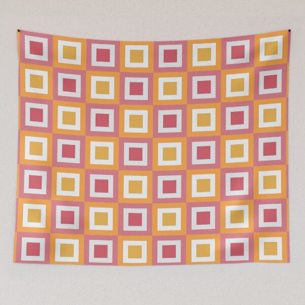Item preview, Colorful Square Geometric Pattern designed and sold by Nisha Prabhu.