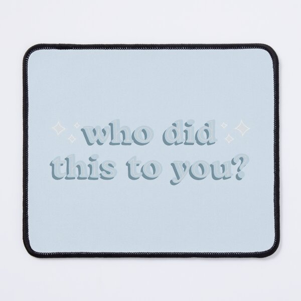 Item preview, Who did this to you? | Book trope designed and sold by Harshita Saikia.