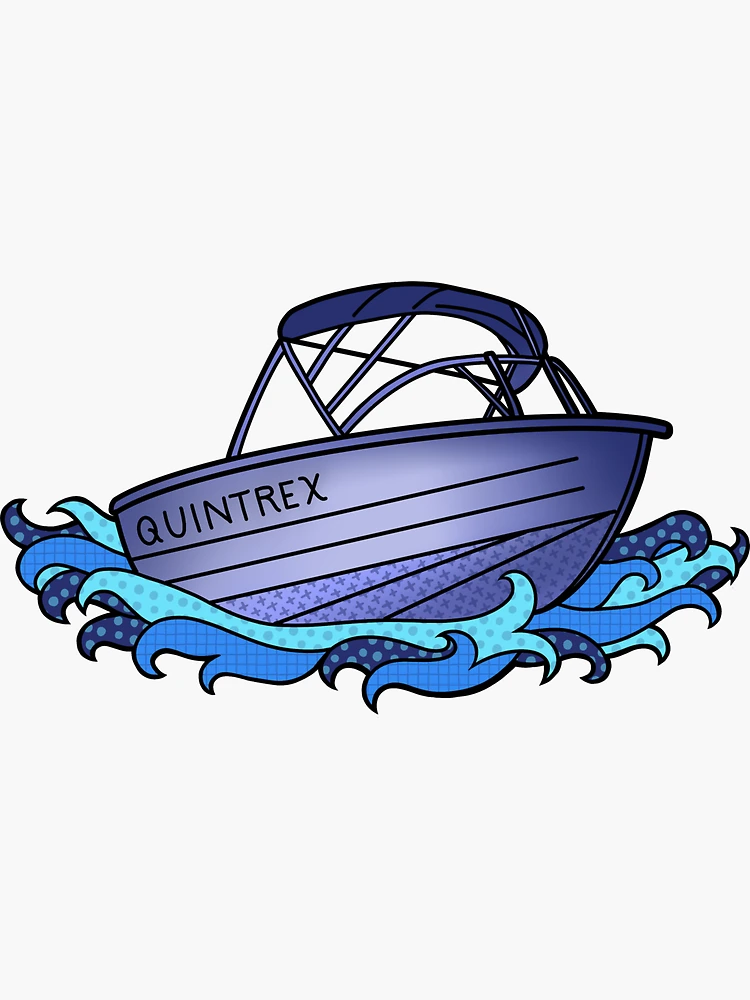 QUINTREX FISH, FISHING, Boat, Sticker Decal Set of 2 $40.00