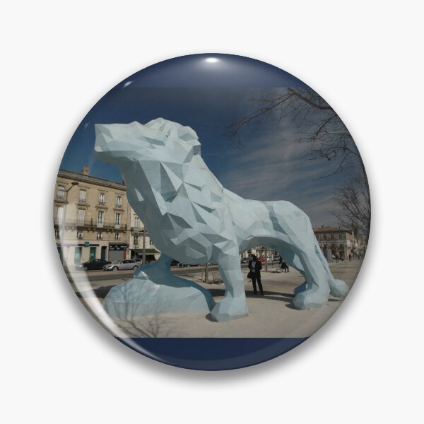 Item preview, Blue Lion Sculpture, Stalingrad, Bordeaux, France 2012 designed and sold by muz2142.