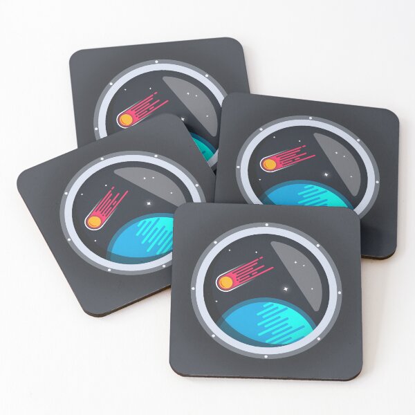 Item preview, Space Port Window View - Comet designed and sold by And-She-Flew.