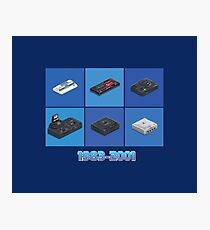 Retro Console Segaworks1983-2001 Photographic Print