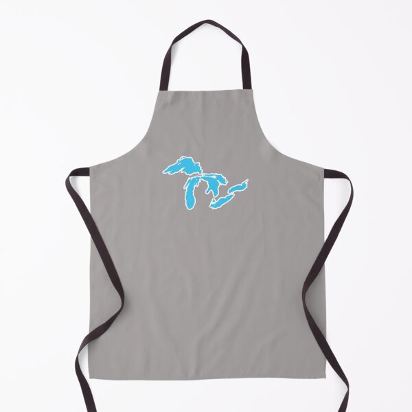 Item preview, IYKYK minimalist Great Lakes clean map Canada USA pool blue outlined designed and sold by aidaslocalloves.