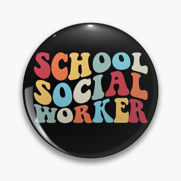 Item preview, School Social Worker Cute Retro School Social Worker Gift Gear designed and sold by DynamicDesign.