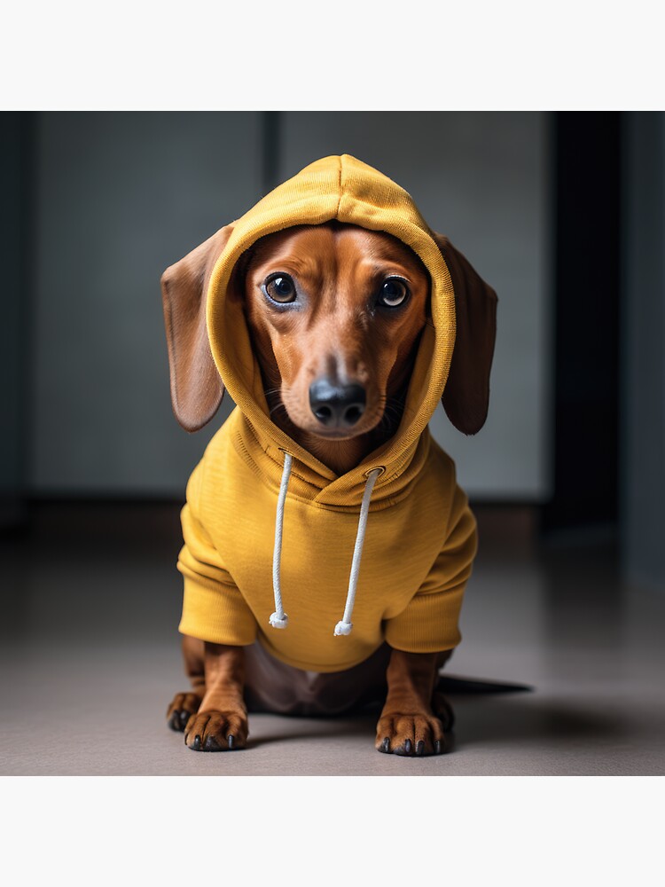 Weiner store dog hoodie