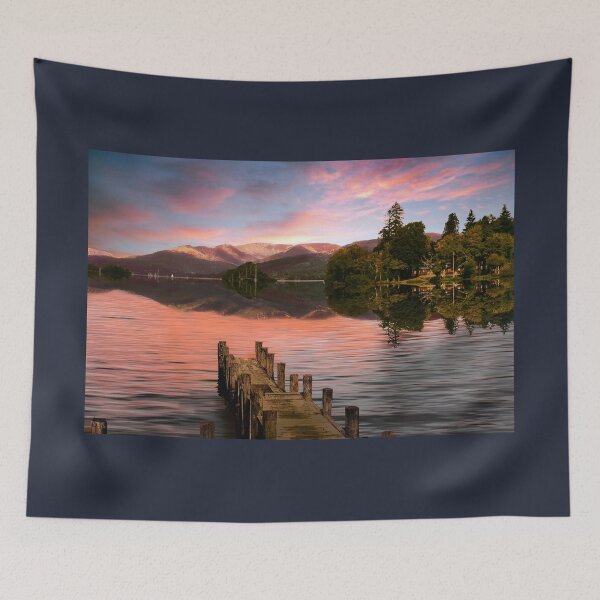 Item preview, Sunset at Lake Windermere  designed and sold by Alisonchambers2.
