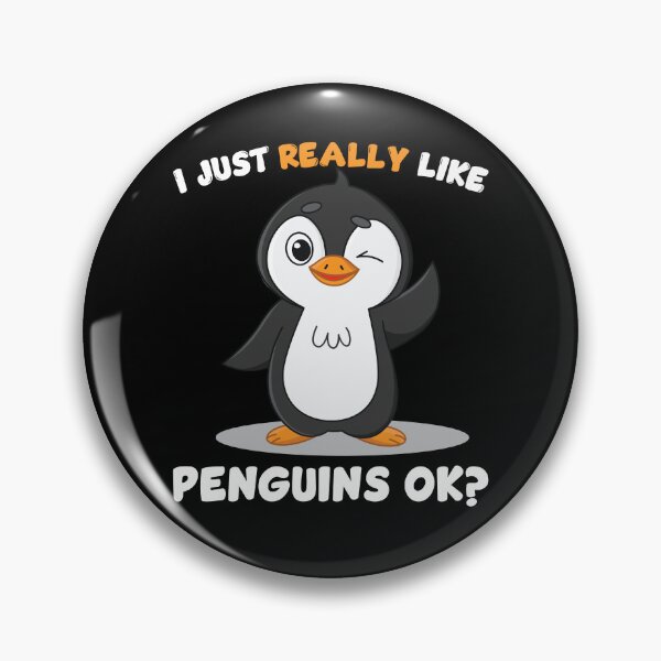Artikelvorschau, I Just Really Like Penguins OK Love Penguins Kids Penguin Gear entworfen und verkauft von DynamicDesign.