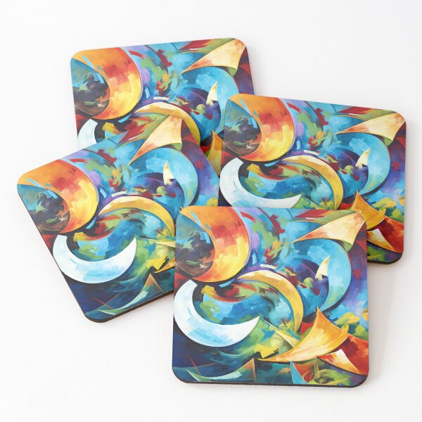 Item preview, Colorful Crescents designed and sold by SplatColorKat.
