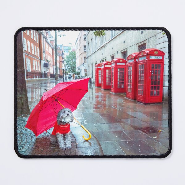 Item preview, Dog and Umbrella in London City designed and sold by assaf.