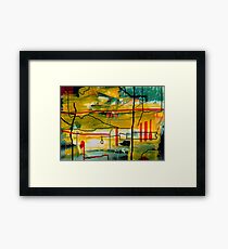 Digital Mapping Framed Print