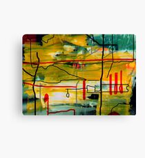 Digital Mapping Canvas Print