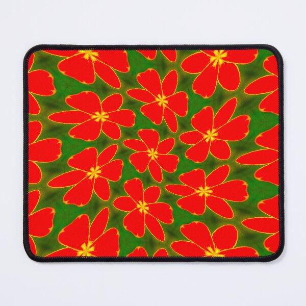 Item preview, Dark Red Flower Pattern designed and sold by Patternflower.