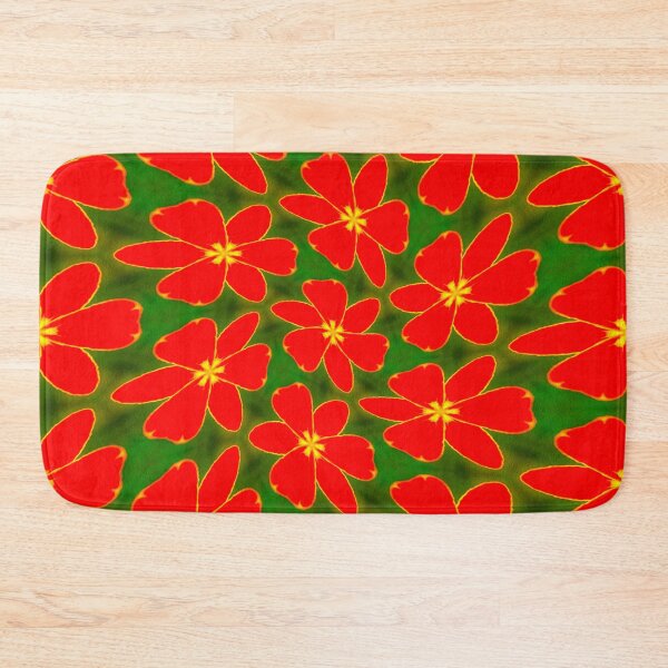 Item preview, Dark Red Flower Pattern designed and sold by Patternflower.