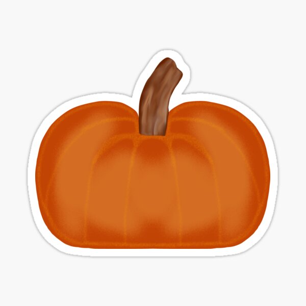 Rustic Looking Pumpkin Sticker