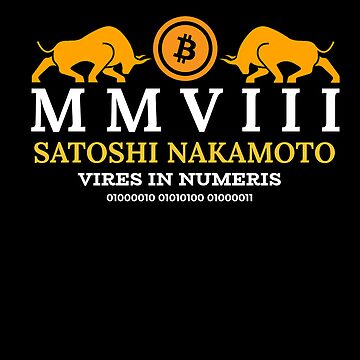 Artwork thumbnail, Satoshi Nakamoto, Bullish on Bitcoin Classic design by Christoffer Vuolo Junros