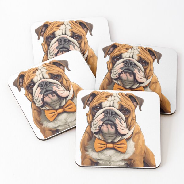Item preview, Pajarita Bulldog Inglés Naranja designed and sold by jaredmcwhae.