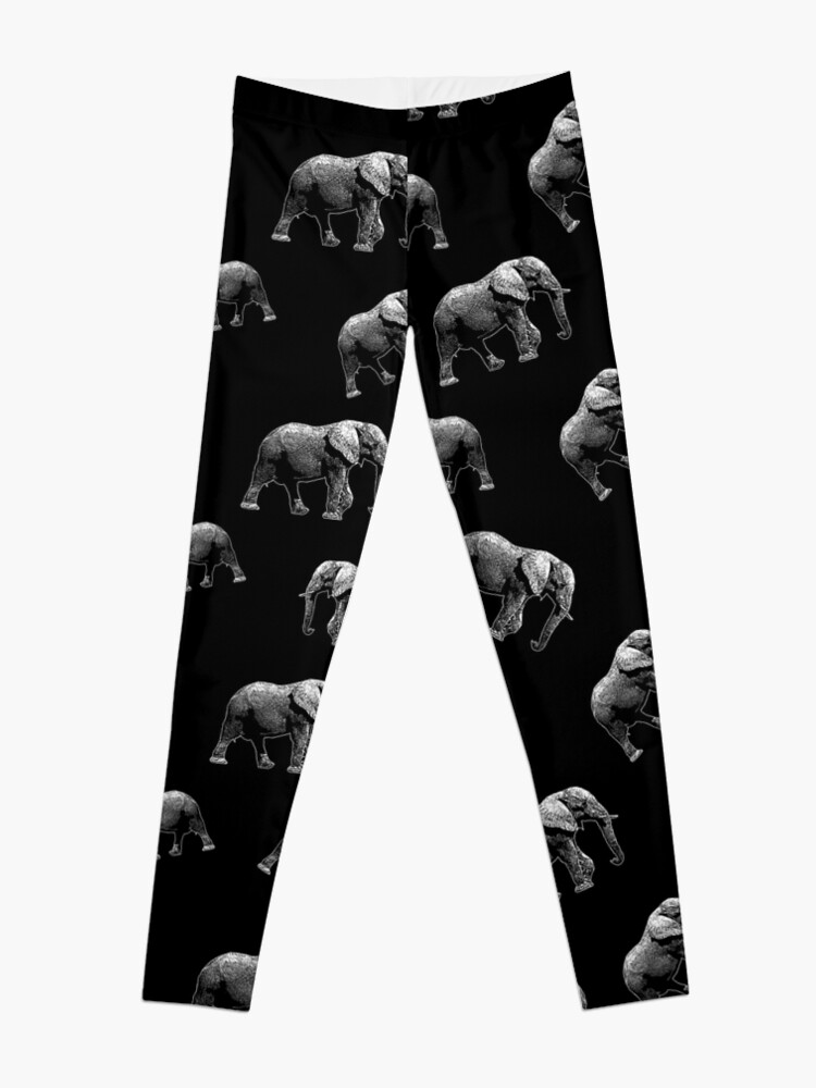 Alternate view of Elephant pattern Leggings