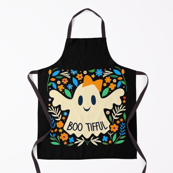 Item preview, ghost with a bow on his head, Boo-tiful, Halloween designed and sold by Niktarka.