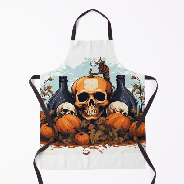 Item preview, Halloween - Vintage Skulls-pumpkins and moonshine designed and sold by DigitlEmporium.