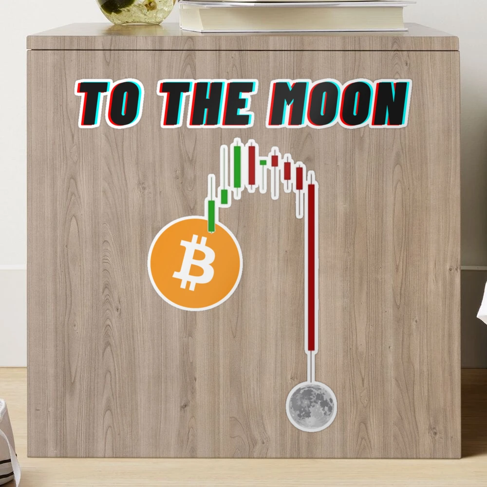 Bitcoin: To The Moon Meme Explained | T-Shirt Designs Cryptocurrency Humor