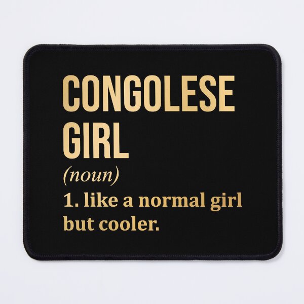 Item preview, Congolese Girl Definition Congo in Gold designed and sold by XCIV.