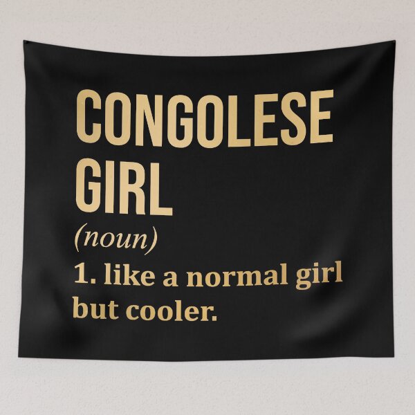 Item preview, Congolese Girl Definition Congo in Gold designed and sold by XCIV.