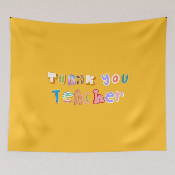 Item preview, Thank You Teachers Ransom note Gift Idea designed and sold by Wordsmith-Wear.