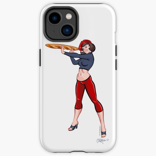 Baguette Girl by Ian David Marsden iPhone Tough Case
