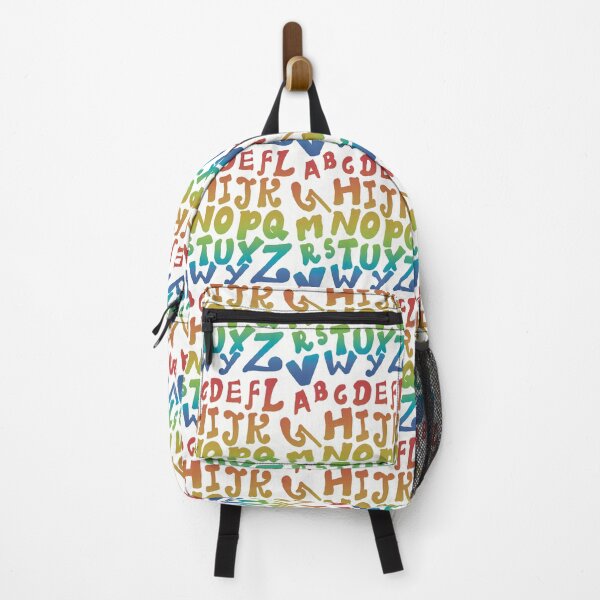 Item preview, Alphabet Letter seamless pattern, rainbow print designed and sold by ClickCreateShop.