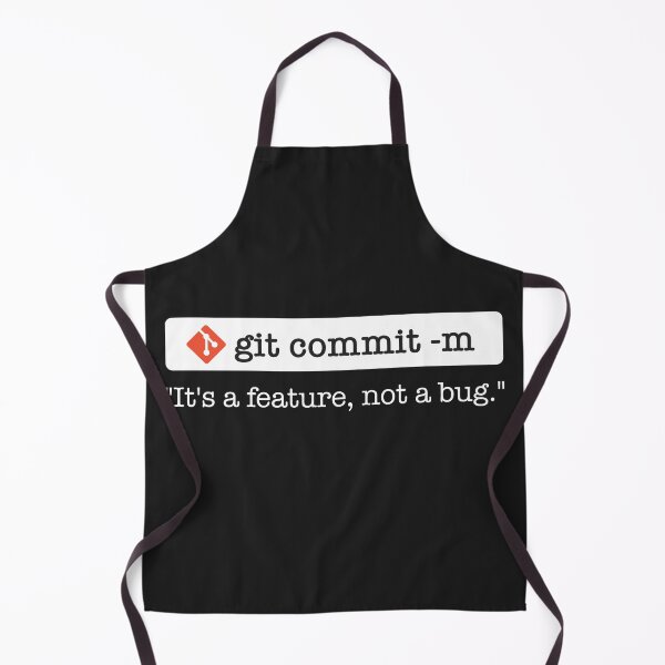 Item preview, Git commit -m "It's a feature, not a bug" designed and sold by Code  Monkeys.