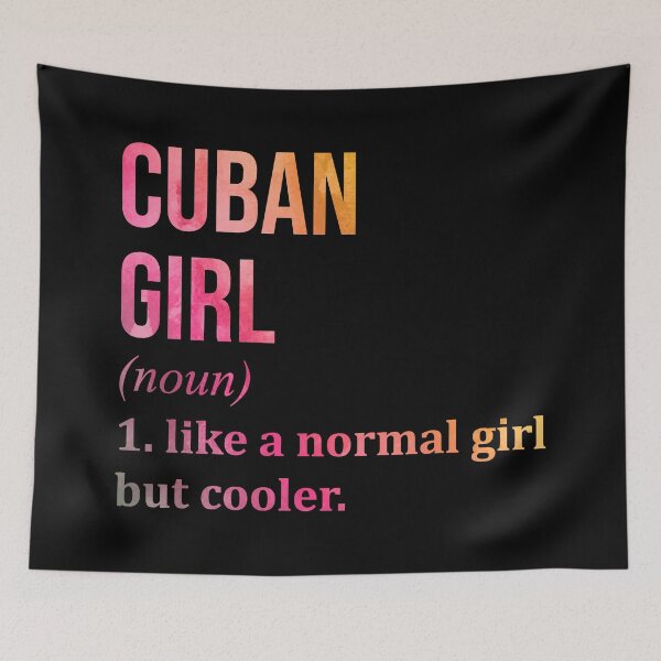 Item preview, Cuban Girl Definition Cuba in Watercolor designed and sold by XCIV.