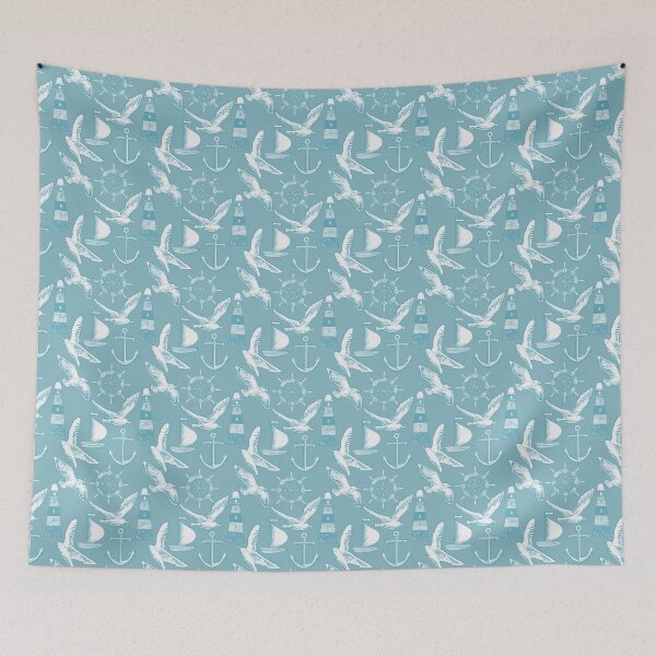 Item preview, Maritime hand-drawn pattern designed and sold by Daria Heaney.