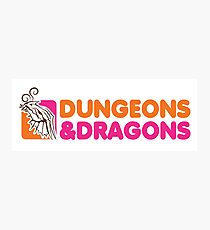 DUNGEONS AND DRAGONS RED BOX Photographic Print