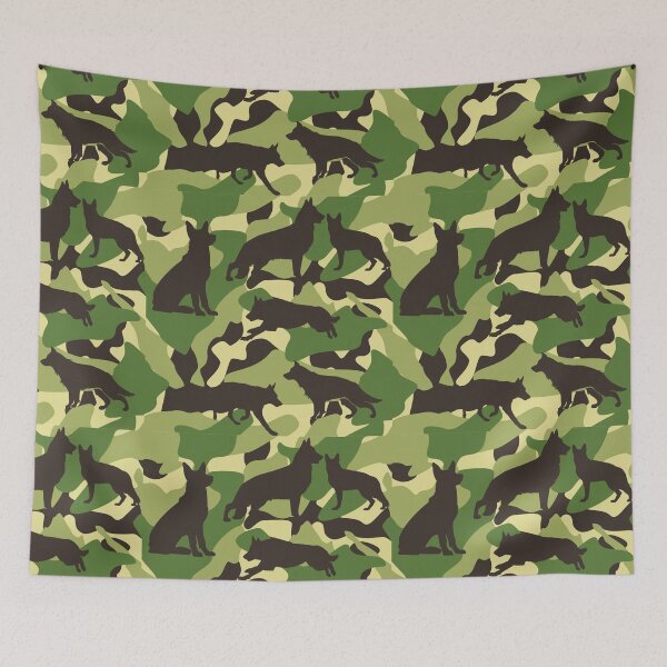 Item preview, German Shepherd Camo designed and sold by Ashley Gagnon.