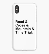 Bicycling Styles iPhone Case