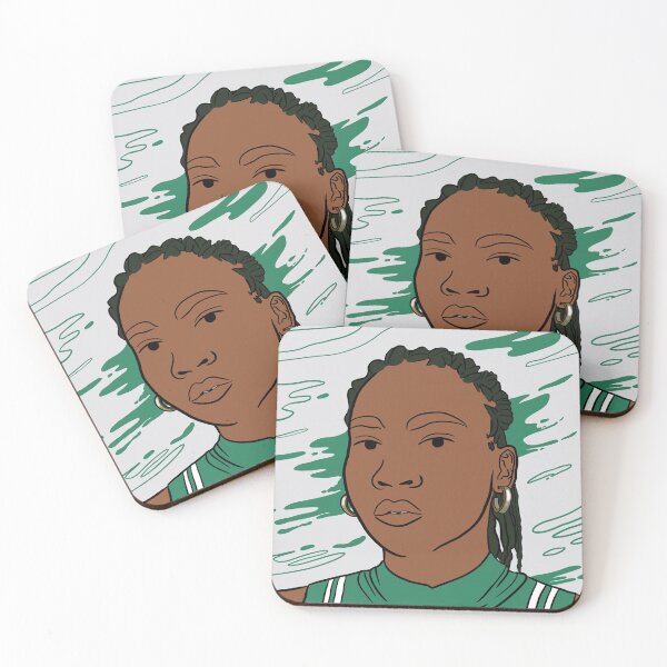 Aperçu de l'œuvre Coco Gauff Illustration créée et vendue par ColorCafe.
