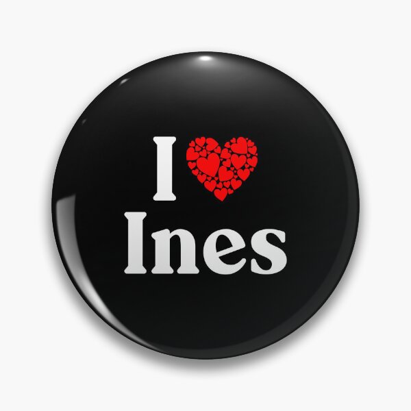 Item preview, Ines Heart - I Love Ines designed and sold by MiraclePitts.
