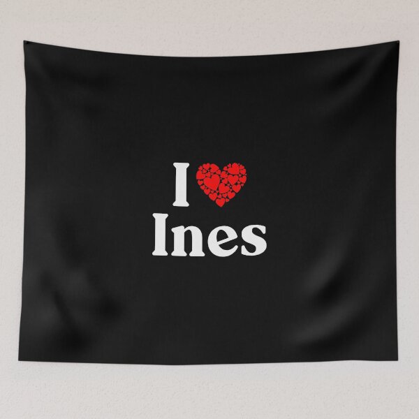 Item preview, Ines Heart - I Love Ines designed and sold by MiraclePitts.