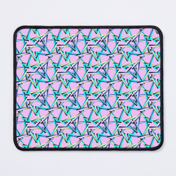 Item preview, 3D, triangle, chains ,rainbow ,black ,colorful ,geometric ,pink designed and sold by letsgow8th.