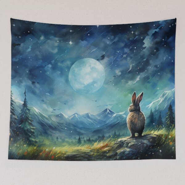 Item preview, A Rabbit's Journey designed and sold by letsgetinspired.