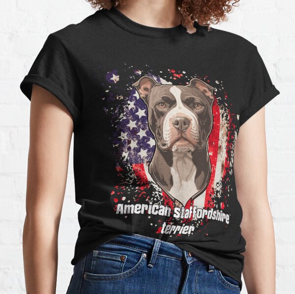 Item preview, American Staffordshire terrier lovers designed and sold by KrisRubinArt.