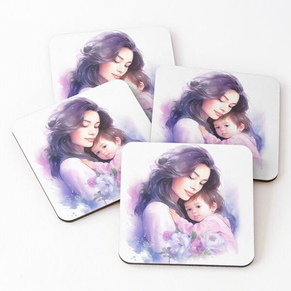 Item preview, Breastfeeding mother Love, Breastfeeding Baby and mom, watercolor Poster designed and sold by SweetEvolution.