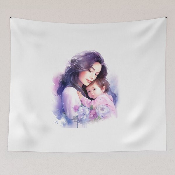 Item preview, Breastfeeding mother Love, Breastfeeding Baby and mom, watercolor Poster designed and sold by SweetEvolution.