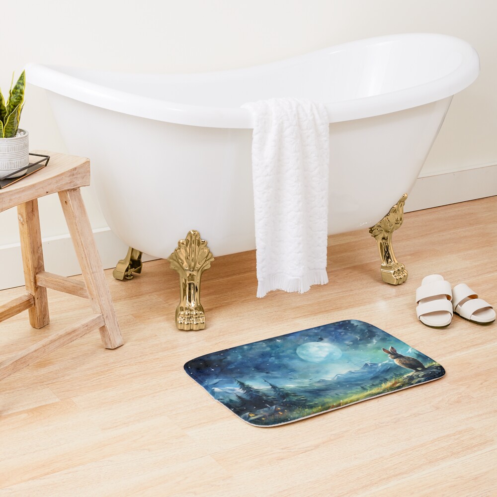Item preview, Bath Mat designed and sold by letsgetinspired.